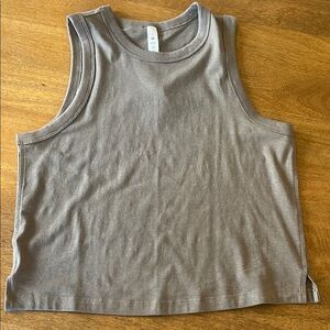 Casual Sleeveless Tan Top